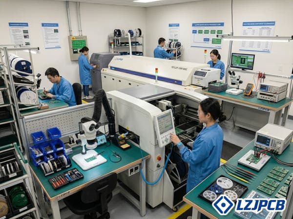 Small scale PCB assembly equipment setup