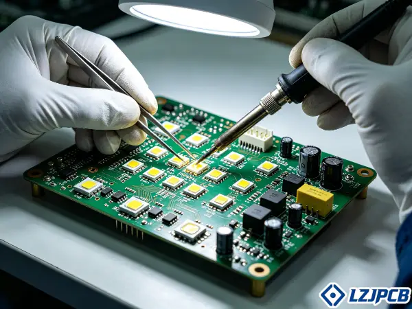 automotive LED headlight PCB assembly aluminum metal core board