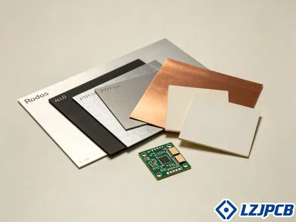 Cost and fabrication tradeoffs across RF material families