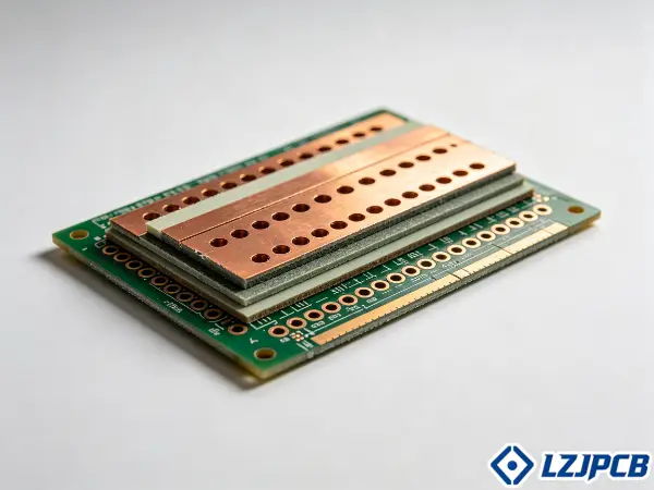 Symmetric layer stackup for high frequency PCB with ground planes
