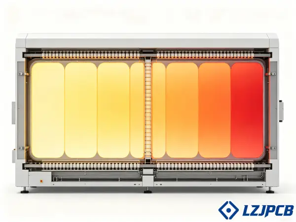 reflow soldering oven temperature zones SMT