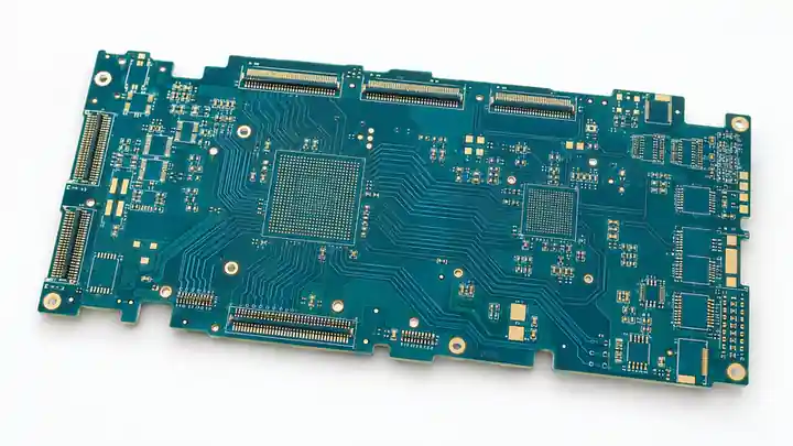 High-speed PCB showing controlled impedance traces for digital signal integrity