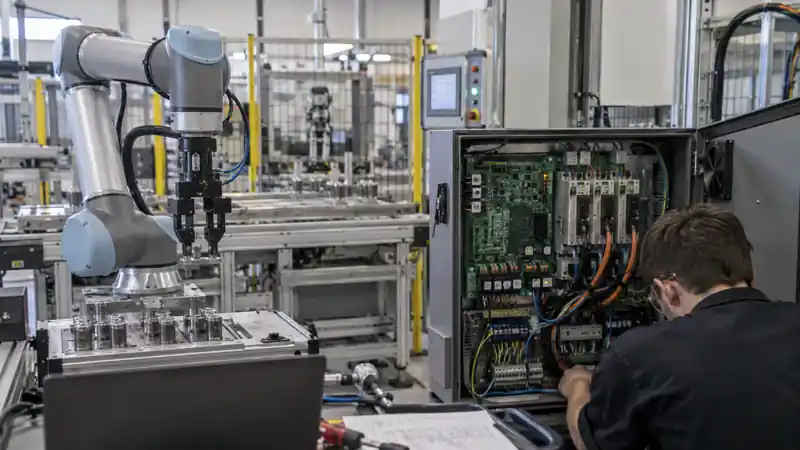 High-density PCB for industrial and collaborative robot control systems