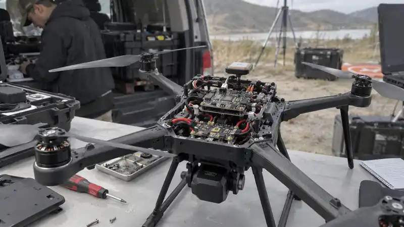 Lightweight rigid-flex PCB for UAV and drone flight controller systems