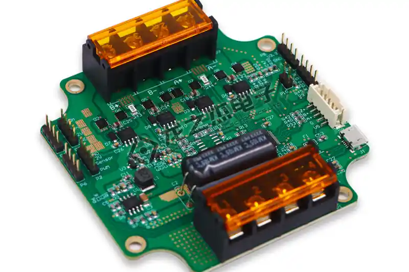 SMT assembly line with PCB boards being processed at LZJPCB factory
