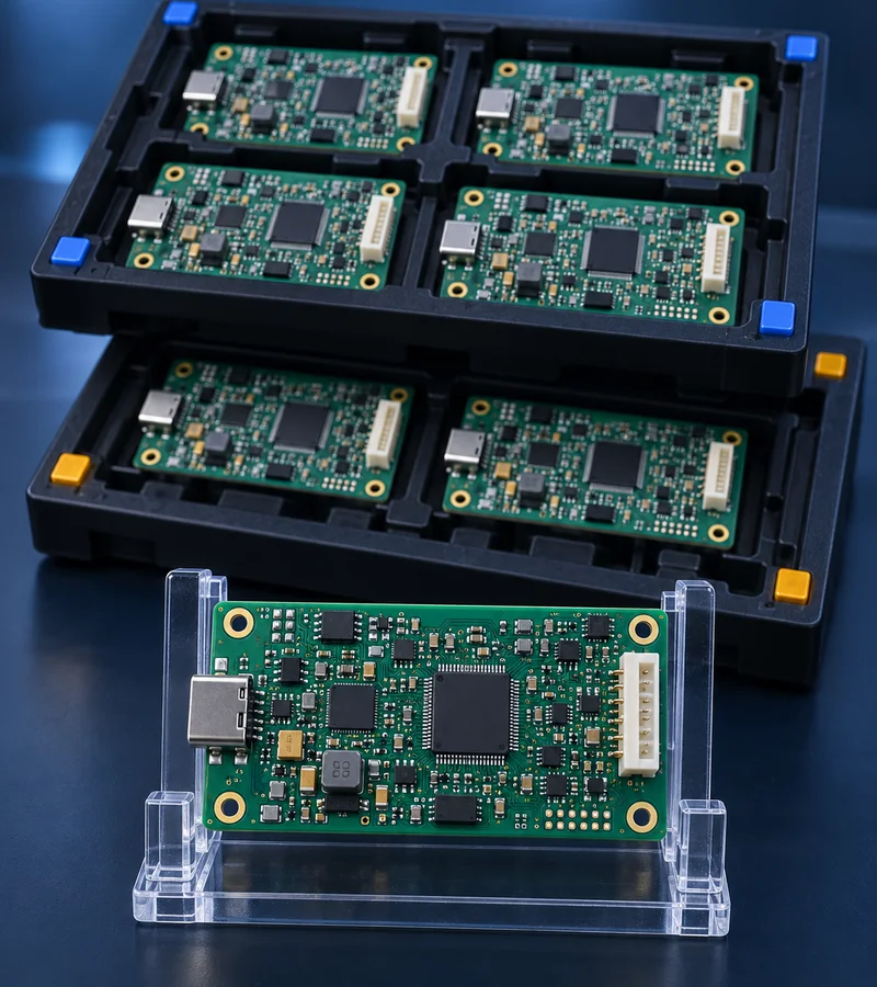 LZJPCB engineers reviewing PCB production data