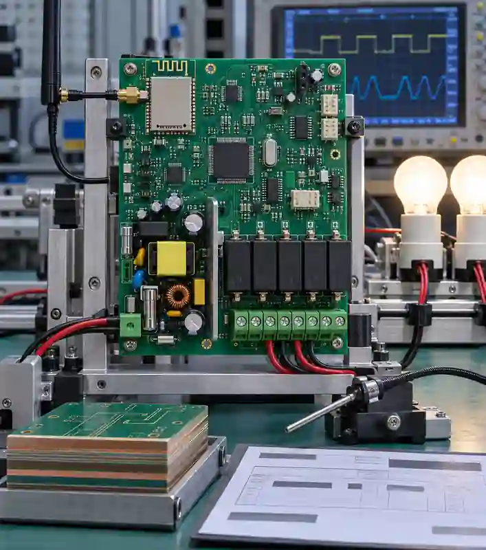 LZJPCB engineers reviewing PCB production data
