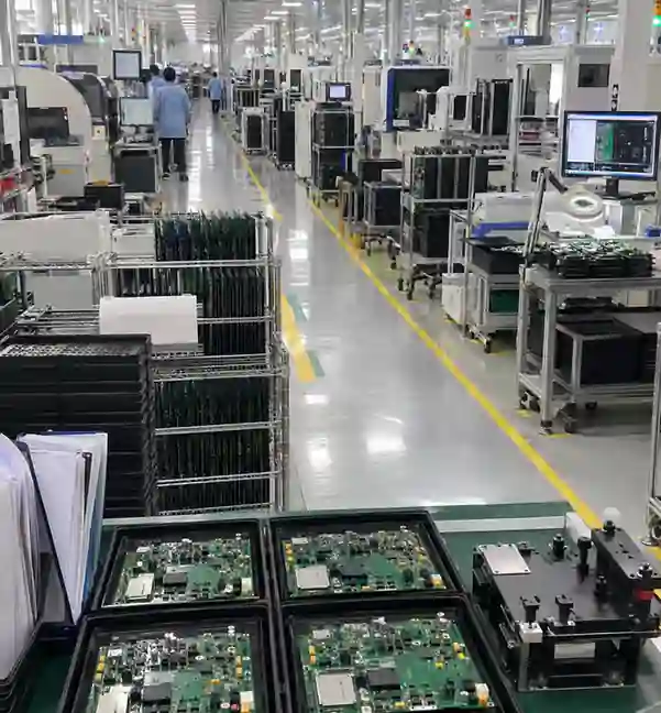 LZJPCB engineers reviewing PCB production data