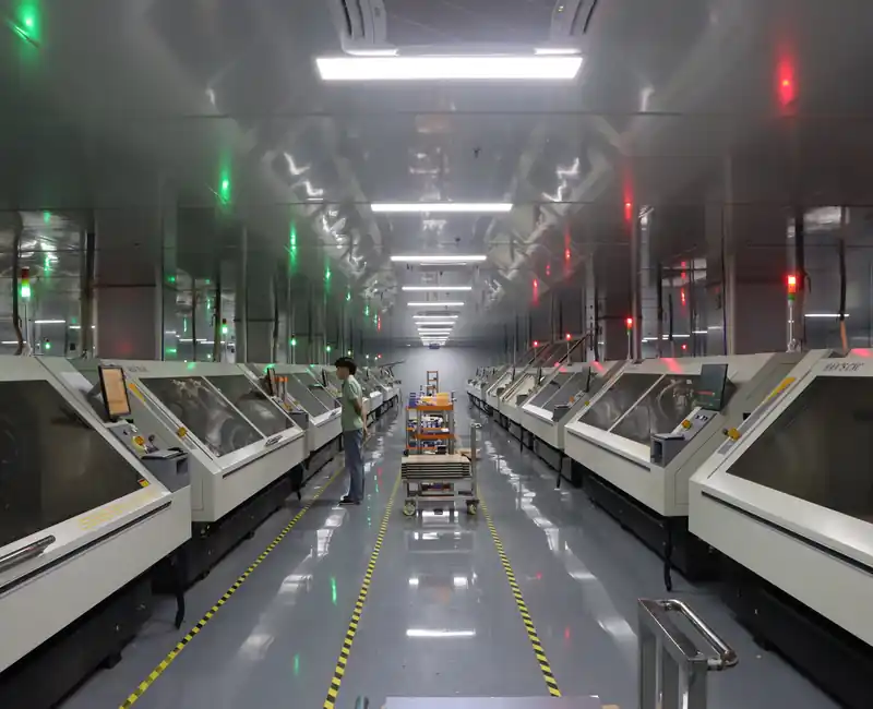 LZJPCB production floor for 4-layer PCB manufacturing