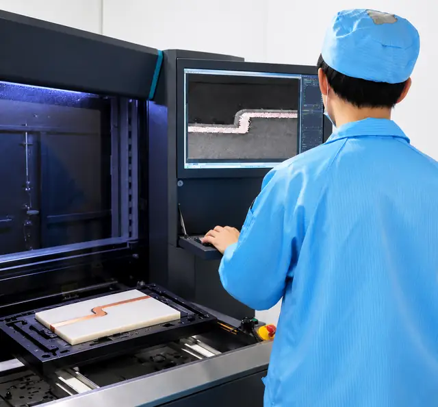 LZJPCB engineers reviewing PCB production data