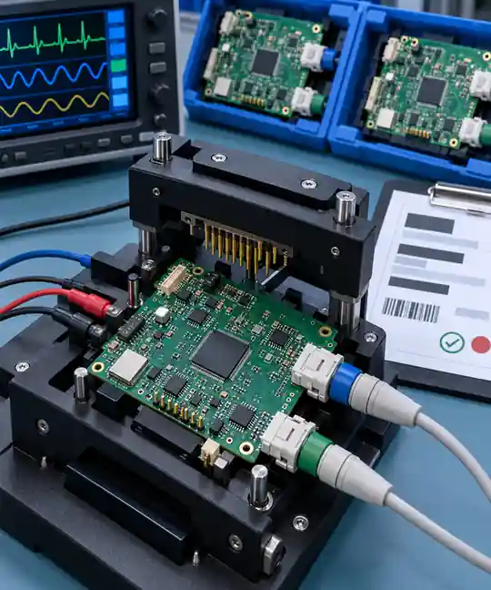 LZJPCB engineers reviewing PCB production data