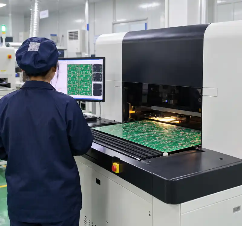 LZJPCB engineers reviewing PCB production data