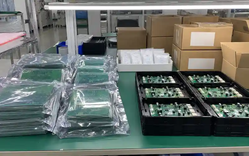 Final PCB inspection and packaging before shipment at LZJPCB