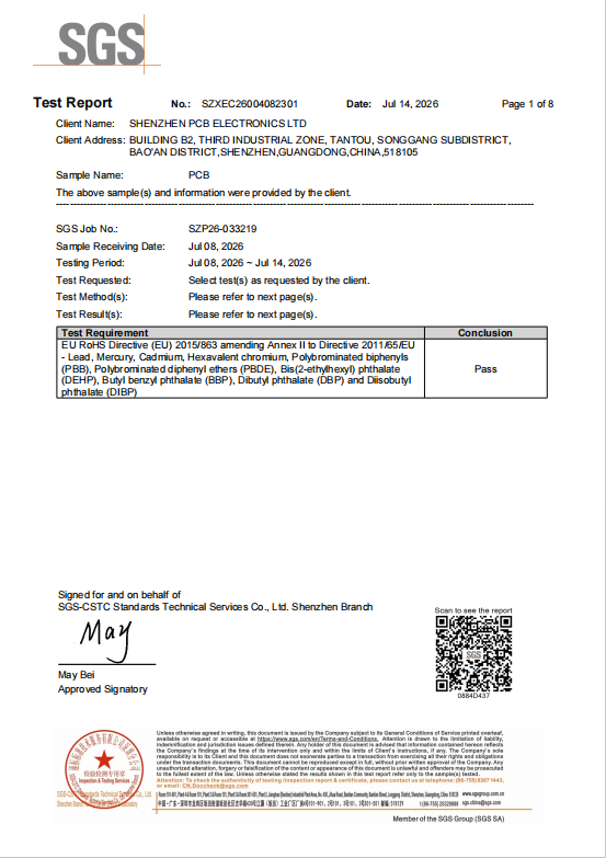 LZJPCB rohs-hasl Certificate Page 3